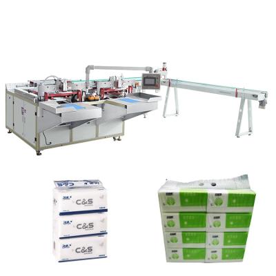 China Factory Hot Sales Full Automatic Facialtissue Bathroom Tissue Paper Tissue Paper Packing Packing Machine for sale