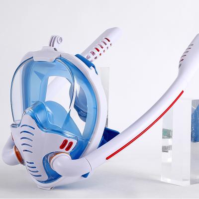 China ABS PC GEAR SWIMMING Products Snorkel Full Face Mask Waterproof Full Face Snorkel Diving Swimming Masks for sale