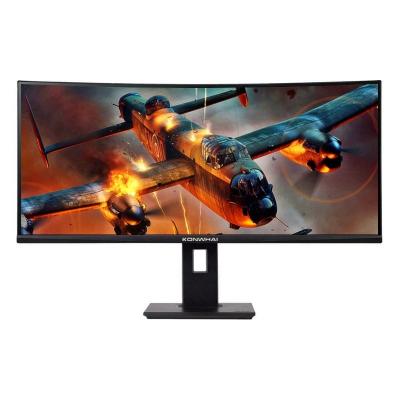 China Best LED 34 Inch Curved Desktop Monitor with Curved Screen for Gaming Home Use for sale