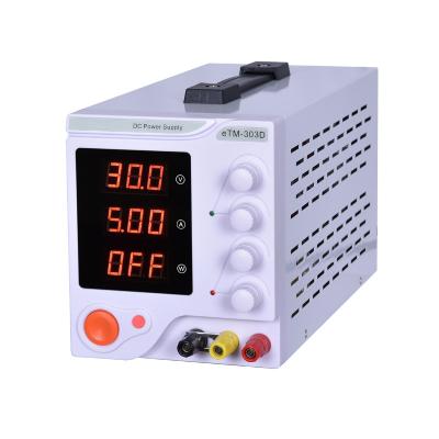 China Mini Laboratory Power Supply Voltage Switching DC Power Supply Electronic Power Supply TM303D for sale