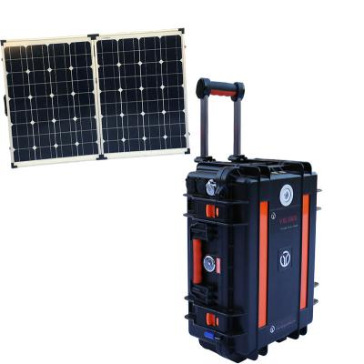 China 3kW Power Station Remote Control Portable Power Station Portable Mobile Solar Power for sale