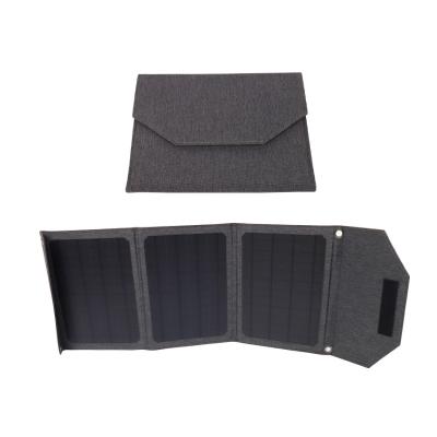 China Monocrystalline Silicon Portable folding 15w solar panel foldable Solar Panel Charger solar panel foldable charging for sale