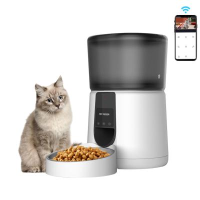 China Smart Wifi Automatic Pet Feeder Pet Feeder Bowl Automatic Smart App Cat Dog Pet Feeder Food Vending Machine With Wifi for sale