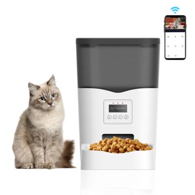 China Cat Automatic Smart Pet Food Feeder Bowl App Automatic Programmable Cat Dog Pet Feeder Food Feeder for sale