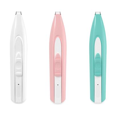 China Viable Hair Trimmer Pet Clippers Usb Grooming Rechargeable Battery Electric Trimmer Led Pet Foot Ear Eye Wedge Trimmer With Led for sale