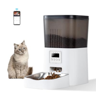 China Microchip Electric Auto Cat Feeder Automatic Timer Pet Cat Bowl Feeder Smart Food Bowl Feeder For Dog Pet Cat for sale