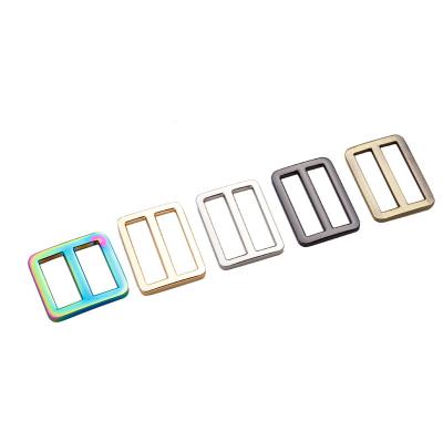 China High Quality Strap Slider Metal Buckle Adjustable Triglide Buckle For Bag Accessories for sale