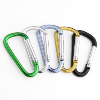 China Heavy Industry Heavy Industry Carabiner Aluminum Alloy Hook Black Carabiners for sale