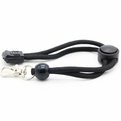 China Wholesale Black Rope High Support Umbrella Hardness Cup Mobile Phone Lanyard Custom Camera Lanyard for sale