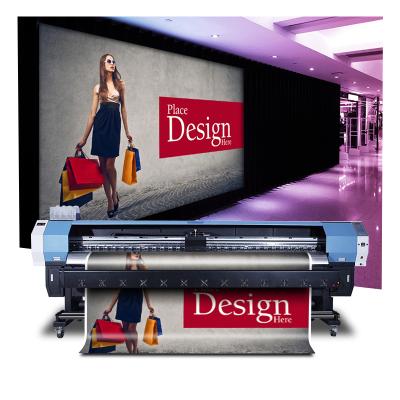 China Hotels 3.2m inkjet eco solvent printer, digital wallpaper/vinyl sticker/mesh printing machine for sale