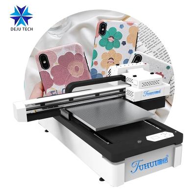 China Small Hotels 60*90cm UV Printer for Leather Notebook/Mobile Phone Shell/Pen/Mug Printing for sale