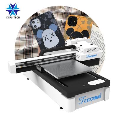 China Custom Hotels Business Printing Machine Small Size With Led Lamp UV Flatbed Printer 6090 for sale