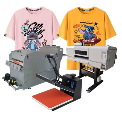 China T Shirt T Shirt Printing With Powder Shaking Machine Heat Transfer Press Machine for sale