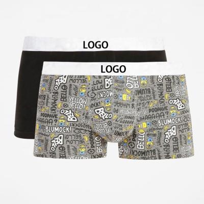 China OEM Wholesale Custom Logo Cotton And Spandex Sport Briefs And Boxers Underwear Antibacterial Mens Underwear For Men| the u of boxers briefs men for sale