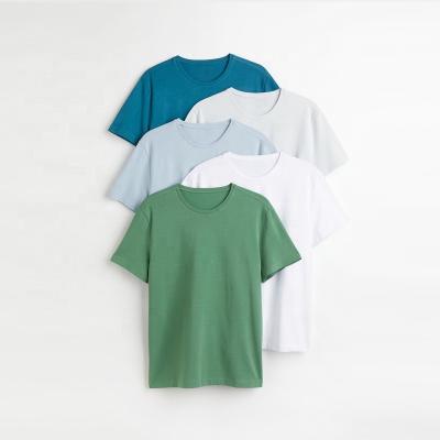 China custom fashion custom Anti-wrinkle casual white T-shirts round neck plain plus size t-shirt for sale