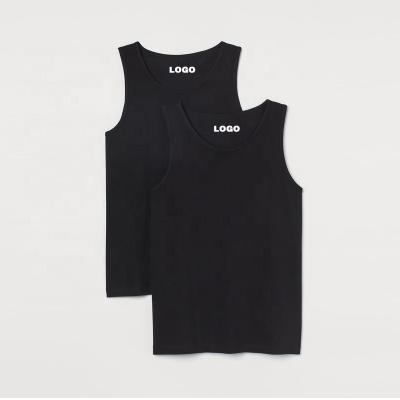 China 2022 Wholesale and retail summer men's fashionable QUICK DRY sleeveless vest supports various fabrics customized logo for sale