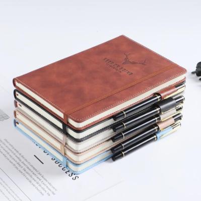 China Wholesale Custom Agriculture PU Leather Notebook A4A5 Notebook Sewning Notebook for sale