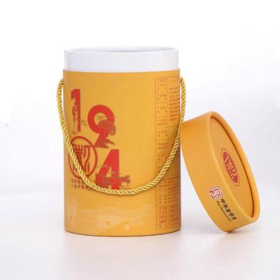 China Handmade Creative Box Shape Custom Lid And Base Round Paper Box Gift Packaging Box With Window for sale