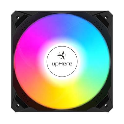 China Aura Sync PWM Low Noise High Airflow 120mm 6PIN RGB Computer Case Fan RF Remote Control Quiet Chassis Fan for sale