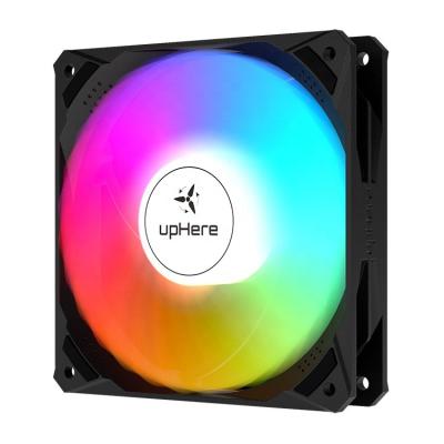 China High Airflow upHere 3PIN 4PIN RGB Computer Fan 120mm Silent DC 12V LED Fan PC Cooler Case Fan Low Noise for sale