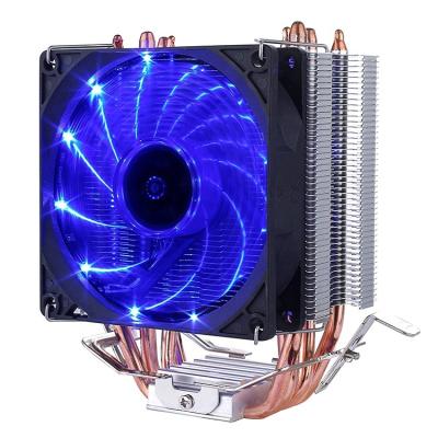 China UpHere 92mm RGB Fan 4 Copper Heat Pipes Cpu Cooler Fan Low Noise Energy Saving PWM Air Cooler Colling Fan for sale