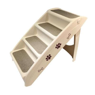 China M28681 Travel Pet Stairs Can Be Folded Small Thick Ladder Cat And Dog Non-Slip Stairs for sale