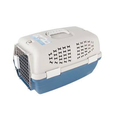 China M28644 2021 New Breathable Classic Outdoor Pet Travel Crate Colorful Pet Cage Carriers for sale