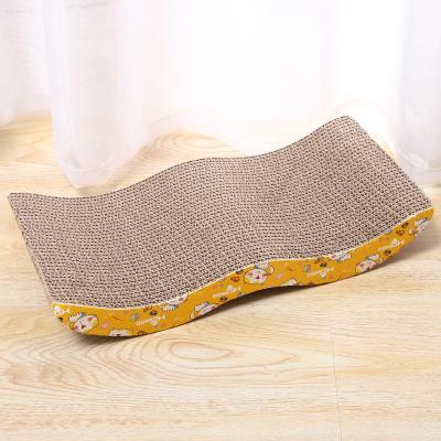 China Viable Hot Selling Pet Product Cat Favorite Cat Scratcher Cardboard Corrugated Work Area for sale