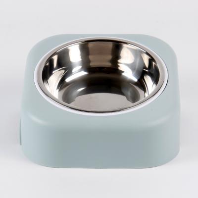 China M28673 Stainless Steel Automatic Raised Dog Food Water Bowls Pet Adjustable Raised Dog Bowl Feeder Height Raised Dog Bowls for sale