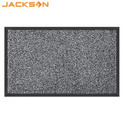 China Bright Color Stability Washable Soft Nylon Floor Mat Rubber Commercial Mat for sale