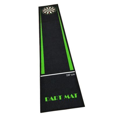 China 100% Nylon (Polyamide) Custom Printed Logo Anti-Slip Washable Dart Floor Mat For Indoor Entertainment for sale