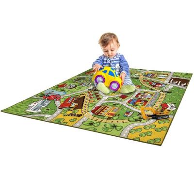 China New Design Custom Printed Kids Baby Play Floor Anti-Slip Playing Mat Carpet Kids Rugs for sale