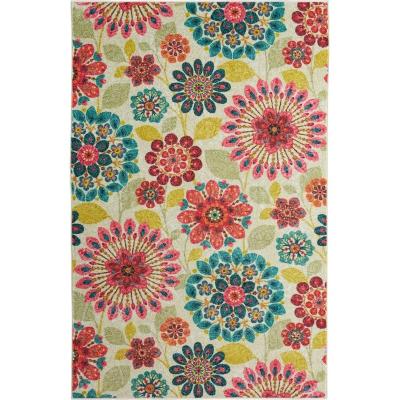 China Custom Modern Printed Soft Area Rug Anti-Slip Floral Dream Living Room Carpet Home Area Rug for sale