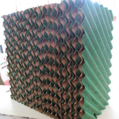 China Farms Greenhouse Poultry Farm High Quality Brown Color 7090/5090 Cooling Pad for sale