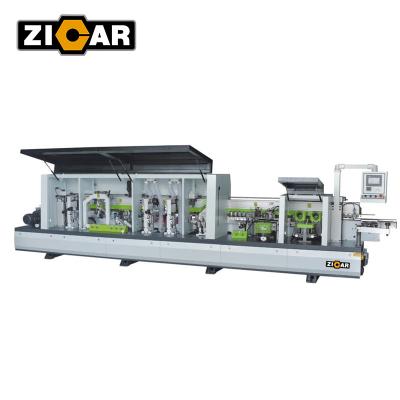 China Building Material Stores ZICAR Woodworking Board Dark Edging Machine MF50F Eva Fully Automatic Hot Melt Edge Banders for sale