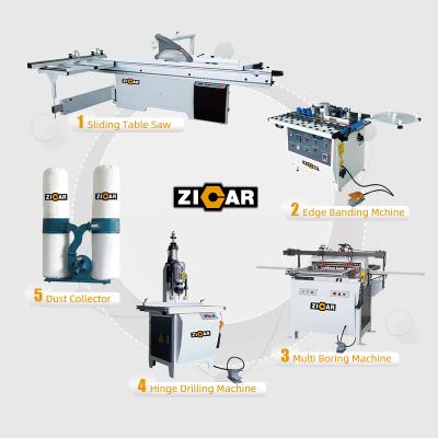 China ZICAR wooden working machine door maker PVC door and window making machine furniture machine automatic 60-80pcs standard size panel) (from 1220*1440mm/8hours for sale