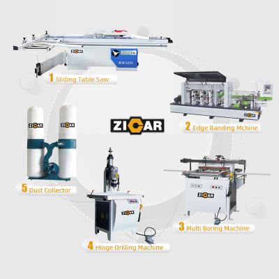 China ZICAR wooden working machine automatic furniture making machine PVC window and door profile producing machine 60-80pcs standard size panel) (from 1220*1440mm/8hours for sale