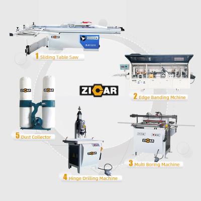 China ZICAR furniture machine automatic wood cutting machine in furniture PVC window and door making machine for furniture 60-80pcs standard size panel) (from 1220*1440mm/8hours for sale