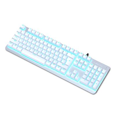 China LANGTU Keypad Numeric Mechanical Gaming Keyboard, Blue Switch 104 Keys Wired Gaming Keyboard For Windows PC Gamers for sale