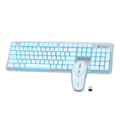 China For Office 2021 New Design 2.4GHz USB Wirless Portable Silent Keyboard and Mouse Combo for Computer, Office for sale