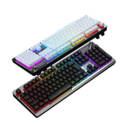 China Numpad Gaming Wired Keyboard, Led Backlit Rainbow Keyboard Metal Keyboard For PS4/Xbox/Pc for sale