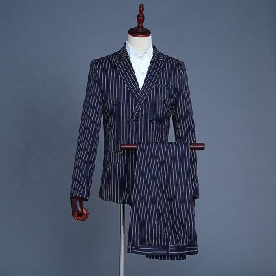 China Latest Groom Anti-Shrink Slim Fit Men's Babu Cross Suit Wedding for sale