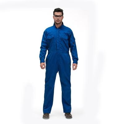 China Dark Blue Metal Oilfield Chemical Industry Melting Oilfield Chemical Industry Smelting Fire Resistant Overalls for sale