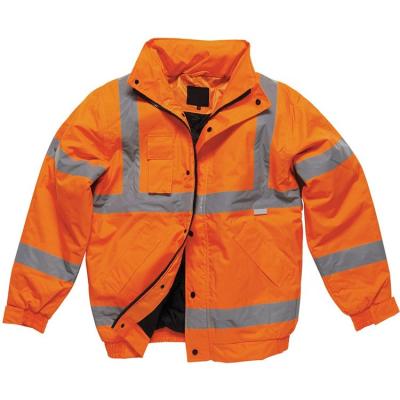 China Water Proof Winter Workwear Warm Waterproof Reflective Jacket With Tape for sale