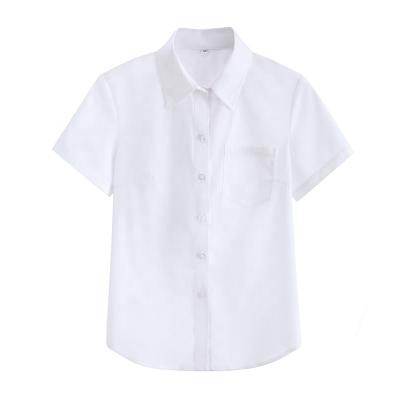 China Comfortable School Uniforms Cheap Prices Boy Top Blouse And Girls Student School Uniforms White Shirt for sale