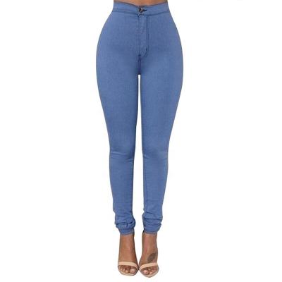 China Color Fade Proof Customized Womens Leggings Stretch Butt Lift Pantalones Jeans Womens for sale