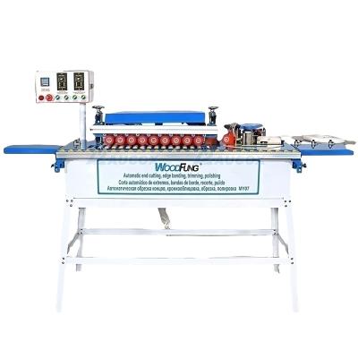 China Automatic home use wood door straight and curve edge banding machine PVC dark edging machine used for furniture for sale