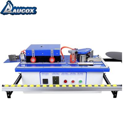 China MY06B Mini Woodworking Machinery MDF Edge Banding Machine With Gluing Trimming And Opposite for sale