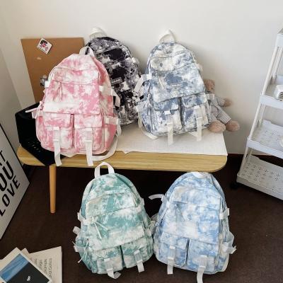 China Portable Wholesale Custom Women Backpack School Casual Nylon Backpack Teenager Female Sports School Backpack for sale