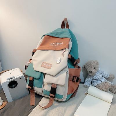 China Fashion Portable Daypack Women's Bookbags With Zipper Pockets Primary Junior High University Bookbags School Bags For Girls for sale